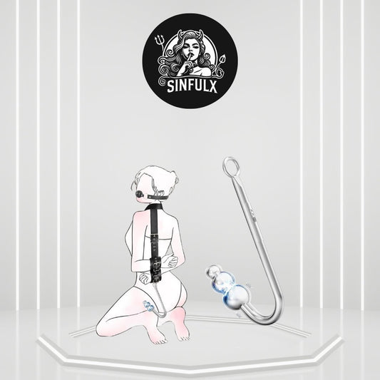 FawnCurve Vibrating BDSM Anal Hook & Bondage Restraints Kit-0